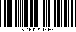 Código de barras (EAN, GTIN, SKU, ISBN): '5715822296856'