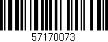 Código de barras (EAN, GTIN, SKU, ISBN): '57170073'