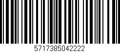 Código de barras (EAN, GTIN, SKU, ISBN): '5717385042222'