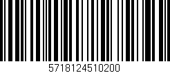 Código de barras (EAN, GTIN, SKU, ISBN): '5718124510200'