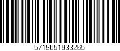 Código de barras (EAN, GTIN, SKU, ISBN): '5719651933265'
