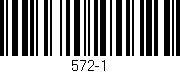 Código de barras (EAN, GTIN, SKU, ISBN): '572-1'