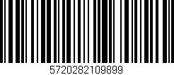 Código de barras (EAN, GTIN, SKU, ISBN): '5720282109899'