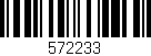 Código de barras (EAN, GTIN, SKU, ISBN): '572233'