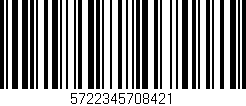 Código de barras (EAN, GTIN, SKU, ISBN): '5722345708421'