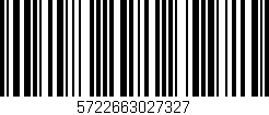Código de barras (EAN, GTIN, SKU, ISBN): '5722663027327'
