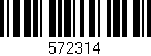 Código de barras (EAN, GTIN, SKU, ISBN): '572314'