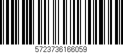 Código de barras (EAN, GTIN, SKU, ISBN): '5723736166059'