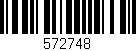 Código de barras (EAN, GTIN, SKU, ISBN): '572748'