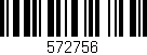 Código de barras (EAN, GTIN, SKU, ISBN): '572756'