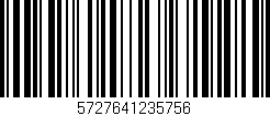 Código de barras (EAN, GTIN, SKU, ISBN): '5727641235756'