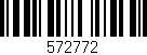 Código de barras (EAN, GTIN, SKU, ISBN): '572772'