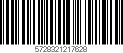 Código de barras (EAN, GTIN, SKU, ISBN): '5728321217628'