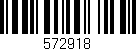 Código de barras (EAN, GTIN, SKU, ISBN): '572918'