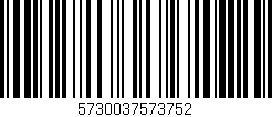 Código de barras (EAN, GTIN, SKU, ISBN): '5730037573752'