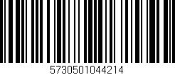 Código de barras (EAN, GTIN, SKU, ISBN): '5730501044214'