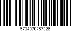 Código de barras (EAN, GTIN, SKU, ISBN): '5734878757326'