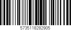 Código de barras (EAN, GTIN, SKU, ISBN): '5735118282905'