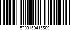 Código de barras (EAN, GTIN, SKU, ISBN): '5739169415589'