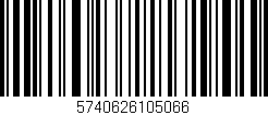 Código de barras (EAN, GTIN, SKU, ISBN): '5740626105066'