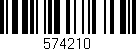 Código de barras (EAN, GTIN, SKU, ISBN): '574210'