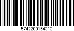 Código de barras (EAN, GTIN, SKU, ISBN): '5742288164313'