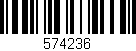 Código de barras (EAN, GTIN, SKU, ISBN): '574236'