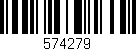 Código de barras (EAN, GTIN, SKU, ISBN): '574279'