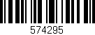 Código de barras (EAN, GTIN, SKU, ISBN): '574295'