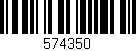 Código de barras (EAN, GTIN, SKU, ISBN): '574350'