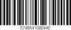 Código de barras (EAN, GTIN, SKU, ISBN): '5746541080440'