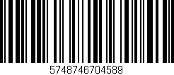 Código de barras (EAN, GTIN, SKU, ISBN): '5748746704589'