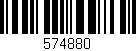 Código de barras (EAN, GTIN, SKU, ISBN): '574880'