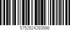 Código de barras (EAN, GTIN, SKU, ISBN): '5752824293896'