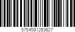 Código de barras (EAN, GTIN, SKU, ISBN): '5754591283827'