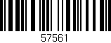 Código de barras (EAN, GTIN, SKU, ISBN): '57561'