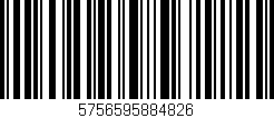 Código de barras (EAN, GTIN, SKU, ISBN): '5756595884826'