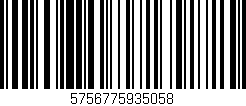 Código de barras (EAN, GTIN, SKU, ISBN): '5756775935058'
