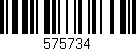 Código de barras (EAN, GTIN, SKU, ISBN): '575734'
