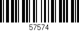 Código de barras (EAN, GTIN, SKU, ISBN): '57574'