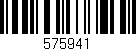 Código de barras (EAN, GTIN, SKU, ISBN): '575941'