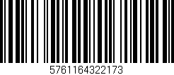 Código de barras (EAN, GTIN, SKU, ISBN): '5761164322173'
