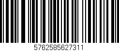 Código de barras (EAN, GTIN, SKU, ISBN): '5762585627311'