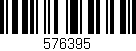 Código de barras (EAN, GTIN, SKU, ISBN): '576395'