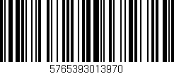 Código de barras (EAN, GTIN, SKU, ISBN): '5765393013970'