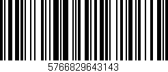 Código de barras (EAN, GTIN, SKU, ISBN): '5766829643143'