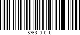 Código de barras (EAN, GTIN, SKU, ISBN): '5766_0_0_U'