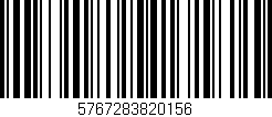 Código de barras (EAN, GTIN, SKU, ISBN): '5767283820156'