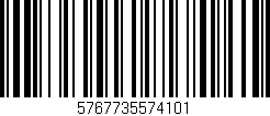 Código de barras (EAN, GTIN, SKU, ISBN): '5767735574101'