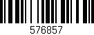 Código de barras (EAN, GTIN, SKU, ISBN): '576857'